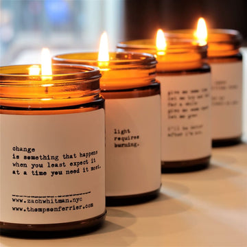 poetry candles