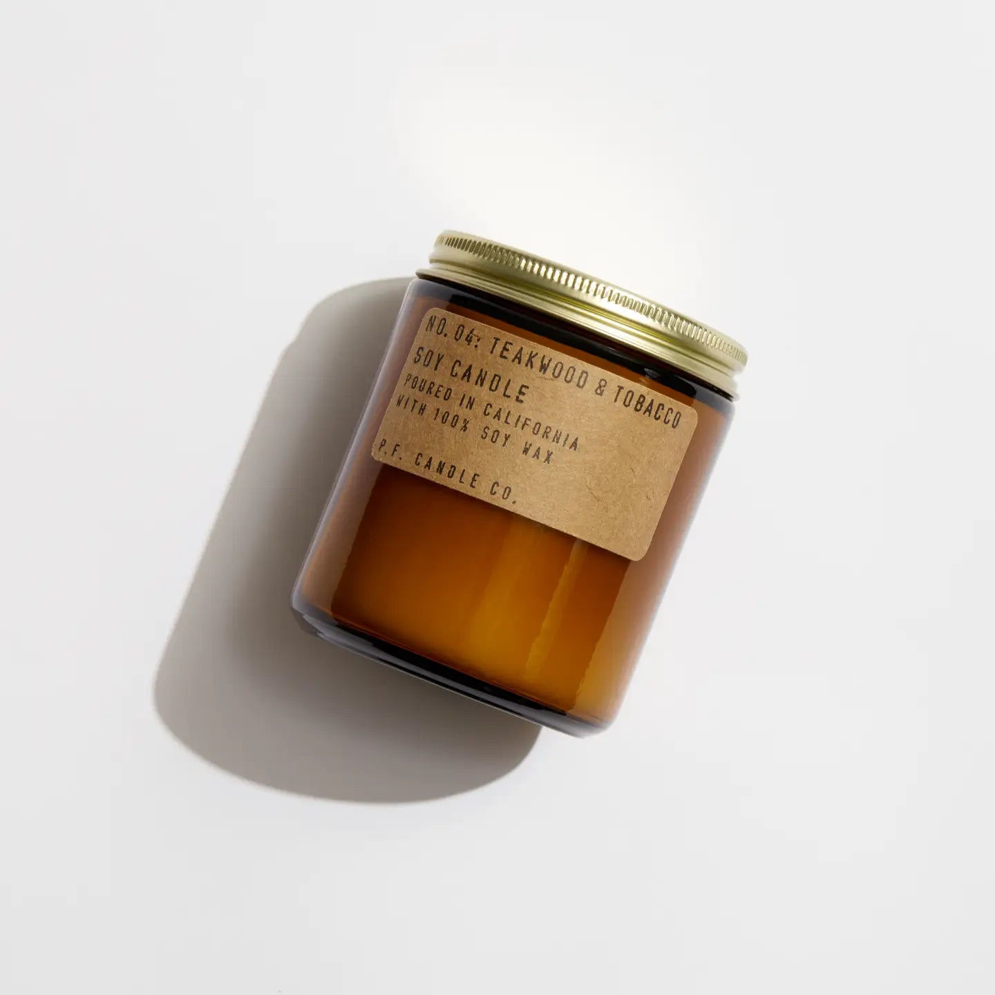 P.F. Candle Co. Teakwood & Tobacco Standard Soy Candle - Thumbnail 5
